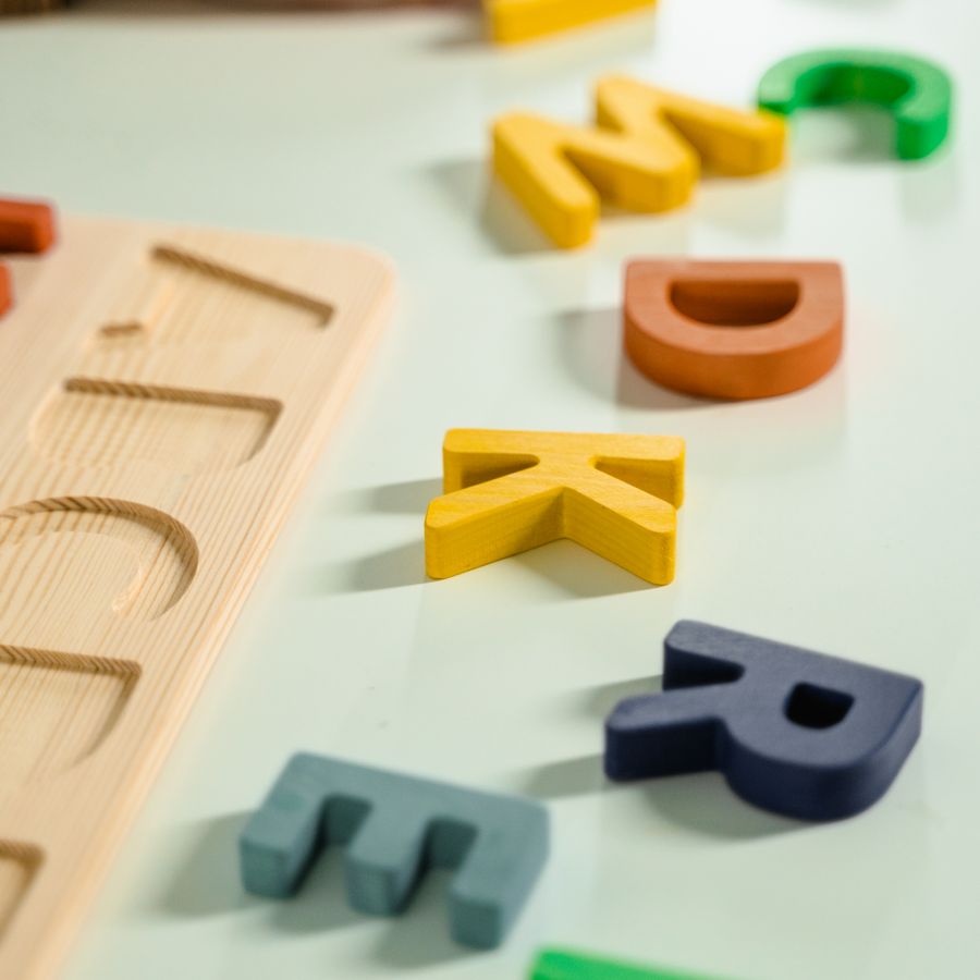 Lettres mobiles de l'alphabet