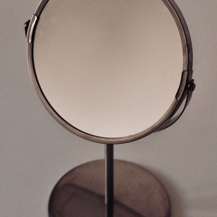 Miroir orthophonique avec manche